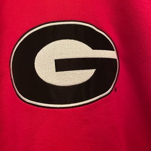 National champions!!! Embroidered Georgia bulldog youth Medium hoodie